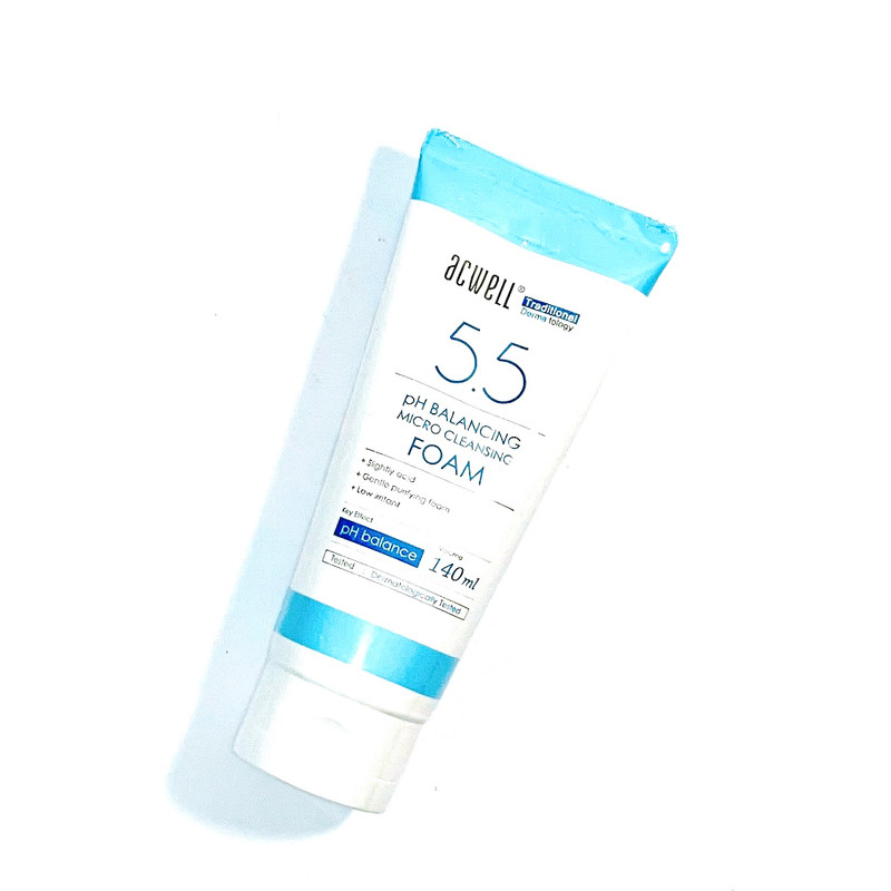 5.5 ph balancing micro cleansing foam