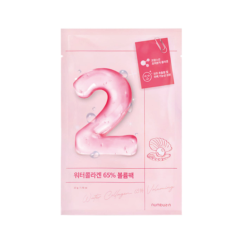 NO.2 WATER COLLAGEN 65% VOLUMING SHEET MASK