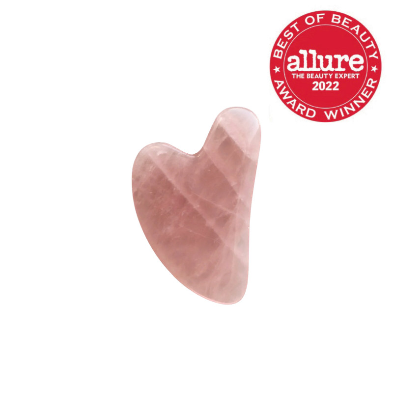 THE ROSE QUARTZ GUA SHA FACIAL LIFTING TOOL