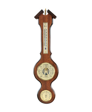 Veneered Barometer, Thermometer & Hygrometer
