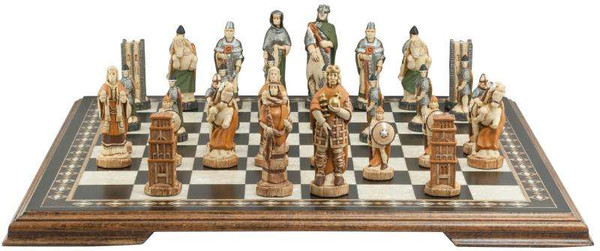 Battle of Hastings - Hand Painted Chess Set