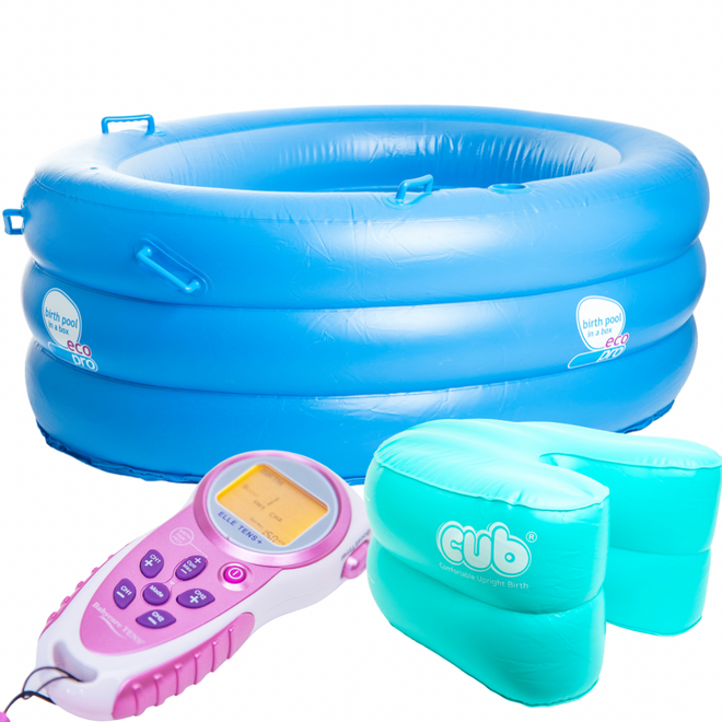 Hire ADELAIDE ONLY - Birth Pool, Elle PLUS TENS & CUB Package Deal - Price Inclusive of Refundable Deposit