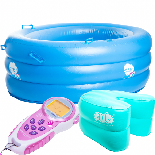 Hire ADELAIDE ONLY - Birth Pool, Elle PLUS TENS & CUB Package Deal - Price Inclusive of $ 80 Refundable Deposit