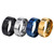 Fashion bracelet for men made of steel and gold