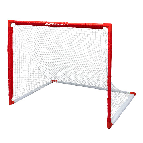 COLLAPSIBLE PVC HOCKEY NET 54" W/ 1.25" POSTS & CARRY BAG