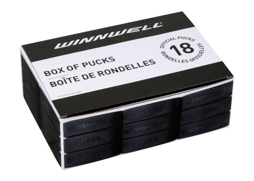 BOX OF 18 PUCKS