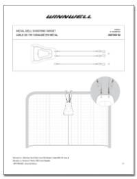 Winnwell Metal Bell Ice Hockey Skill Shooting Target Set - A95-210