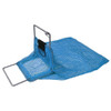 Mini Galvanized Wire Handle Mesh Catch Bag with D-Ring, Approx. 10x15 (5x7 Opening), Blue