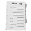 Dive Log Organizer Pages. Dive Log, Maps, Notes, Equipment, Address