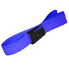 100% Nylon 2" Blue Scuba Webbing Weight Belt with Delrin (Plastic) Buckle, 72"