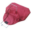 JCS 16x17 Black Cordura Nylon TEK Tool Bag with Galvanized Steel Handles and Exterior Pocket, Red