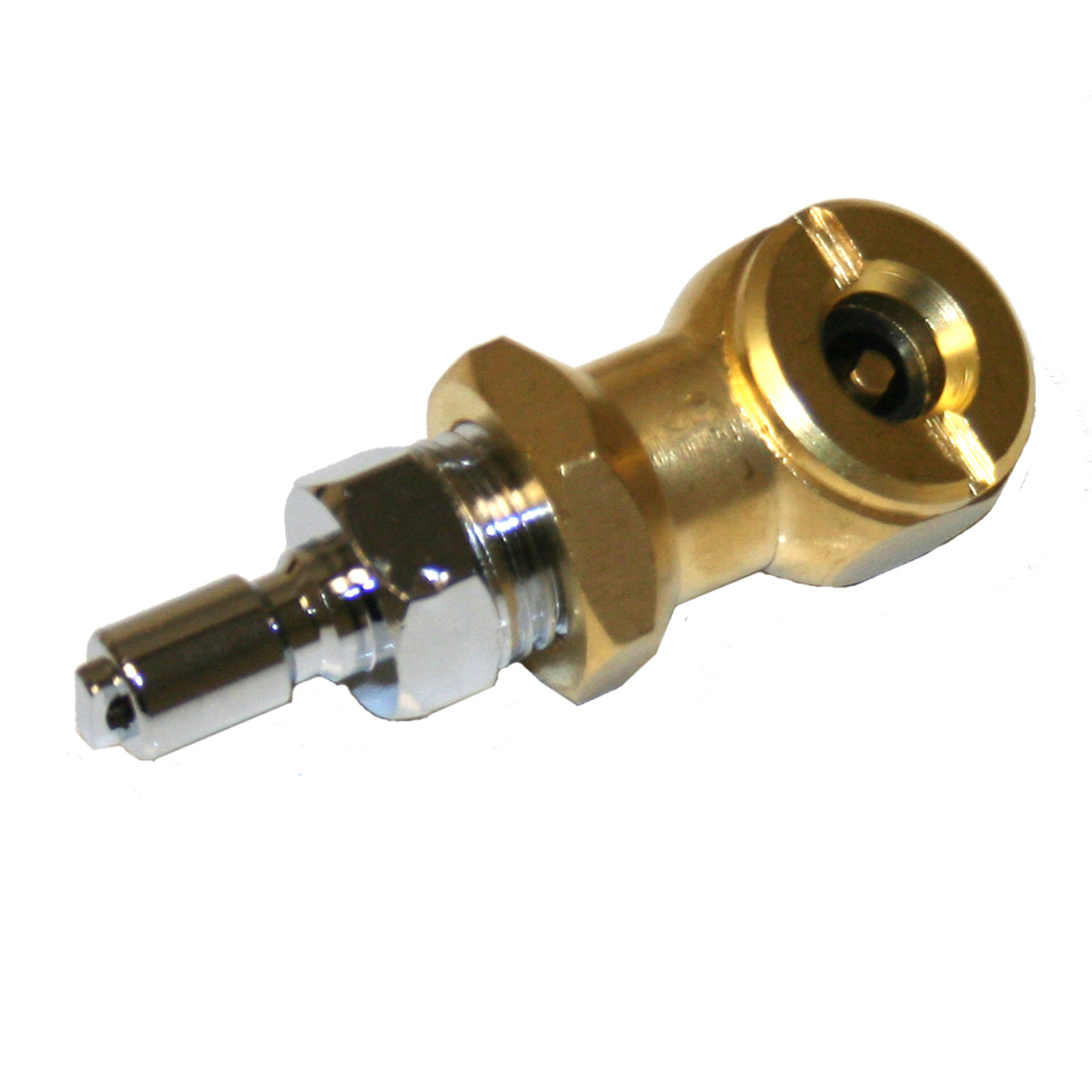 Brass Air Tire Inflator with Standard 1/4inch NPT Adapter