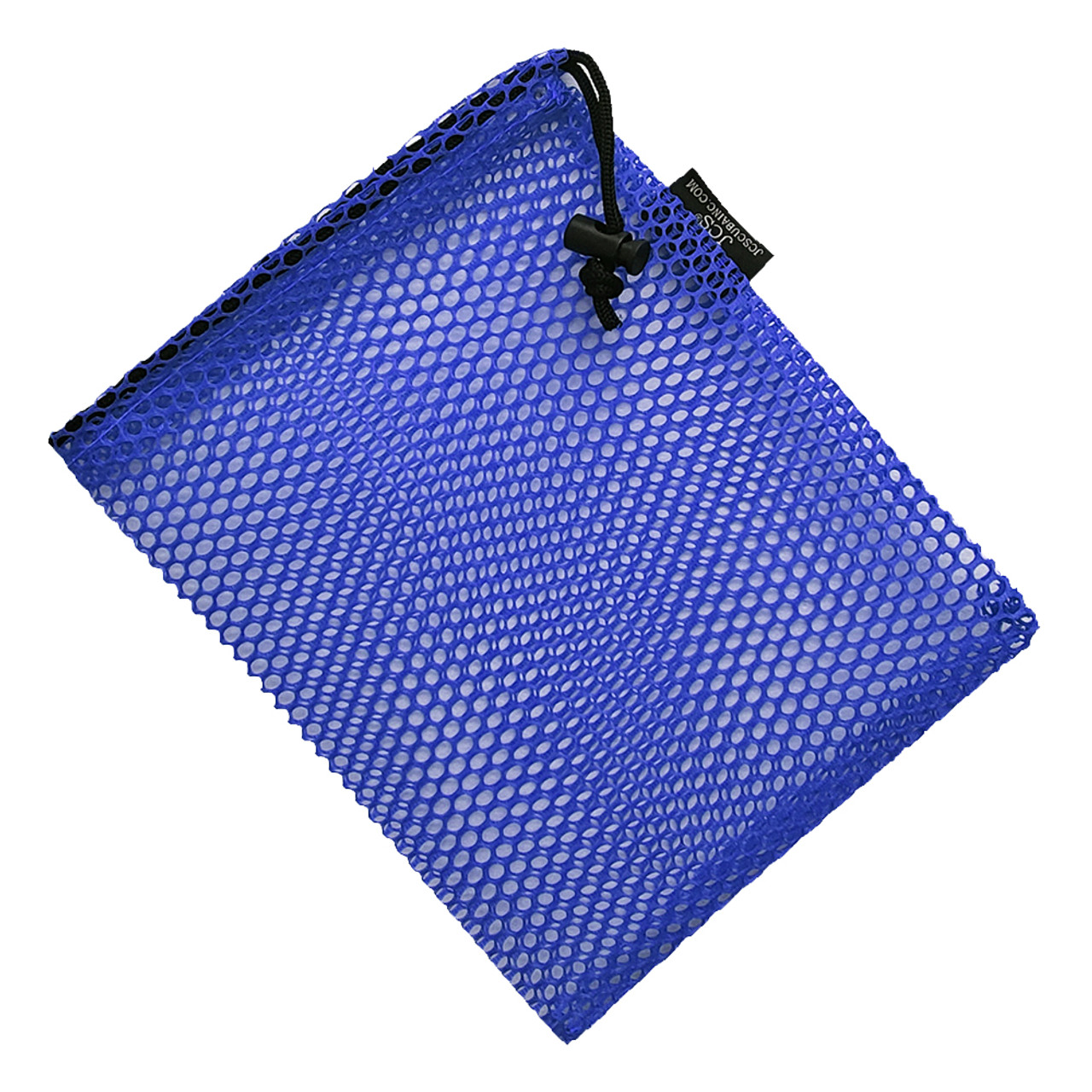 Nylon Mesh Drawstring Bag, Approx. 8x10, Blue