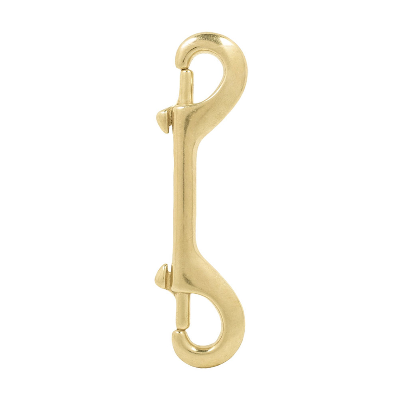 4.75" Double End Marine Grade Bolt Snap, Brass