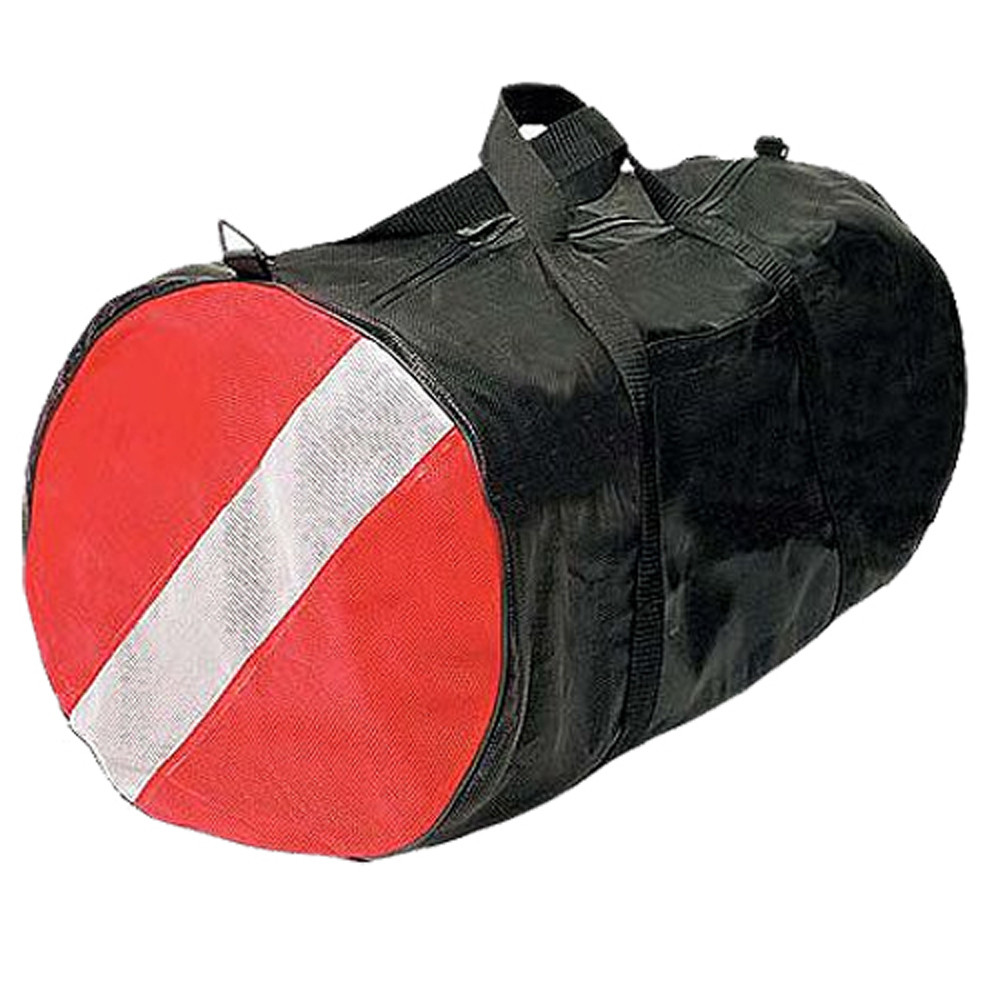 JCS 30x15 PVC and Cordura Nylon Dive Gear Bag with Dive Flag Ends for Scuba Equipment Storage
