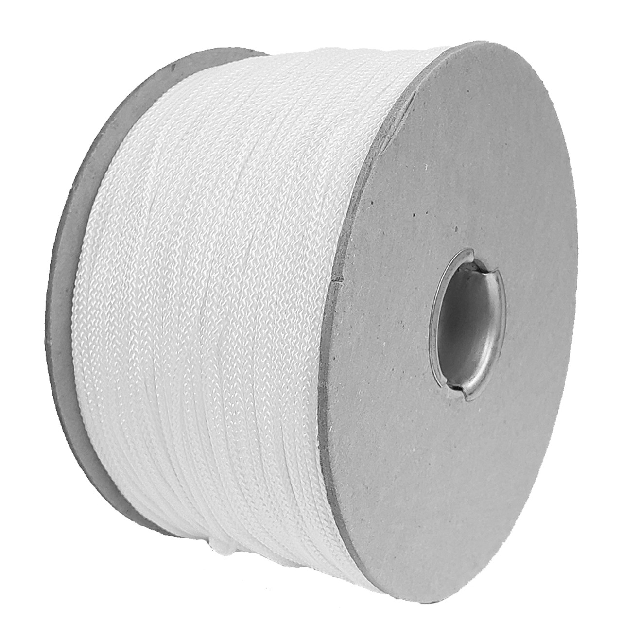 Nylon Braided Reel Line, 1 LB Spool, 675 Feet, White