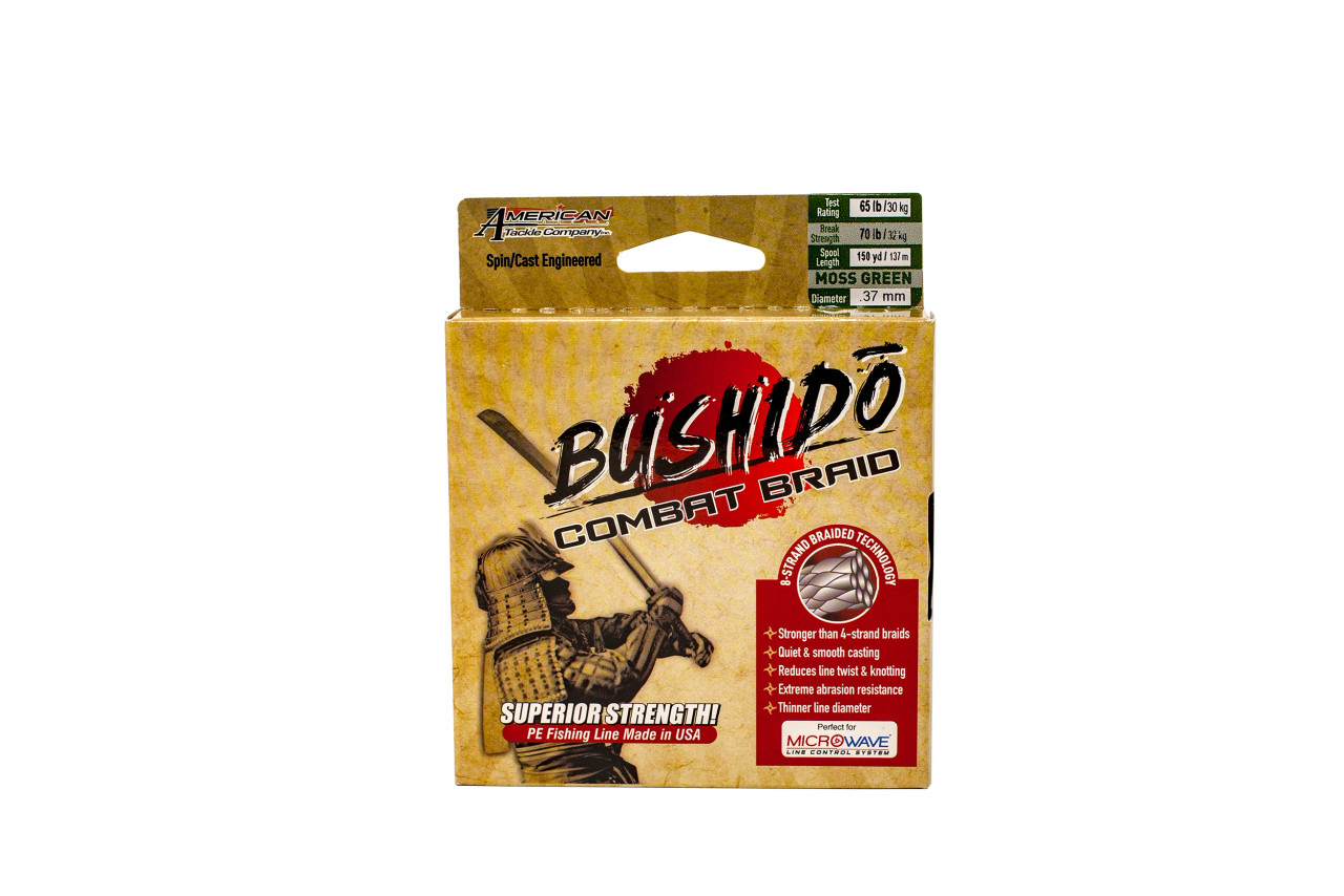 Bushido Combat 8-Braid Fishing Line, 10LB x 150YDS