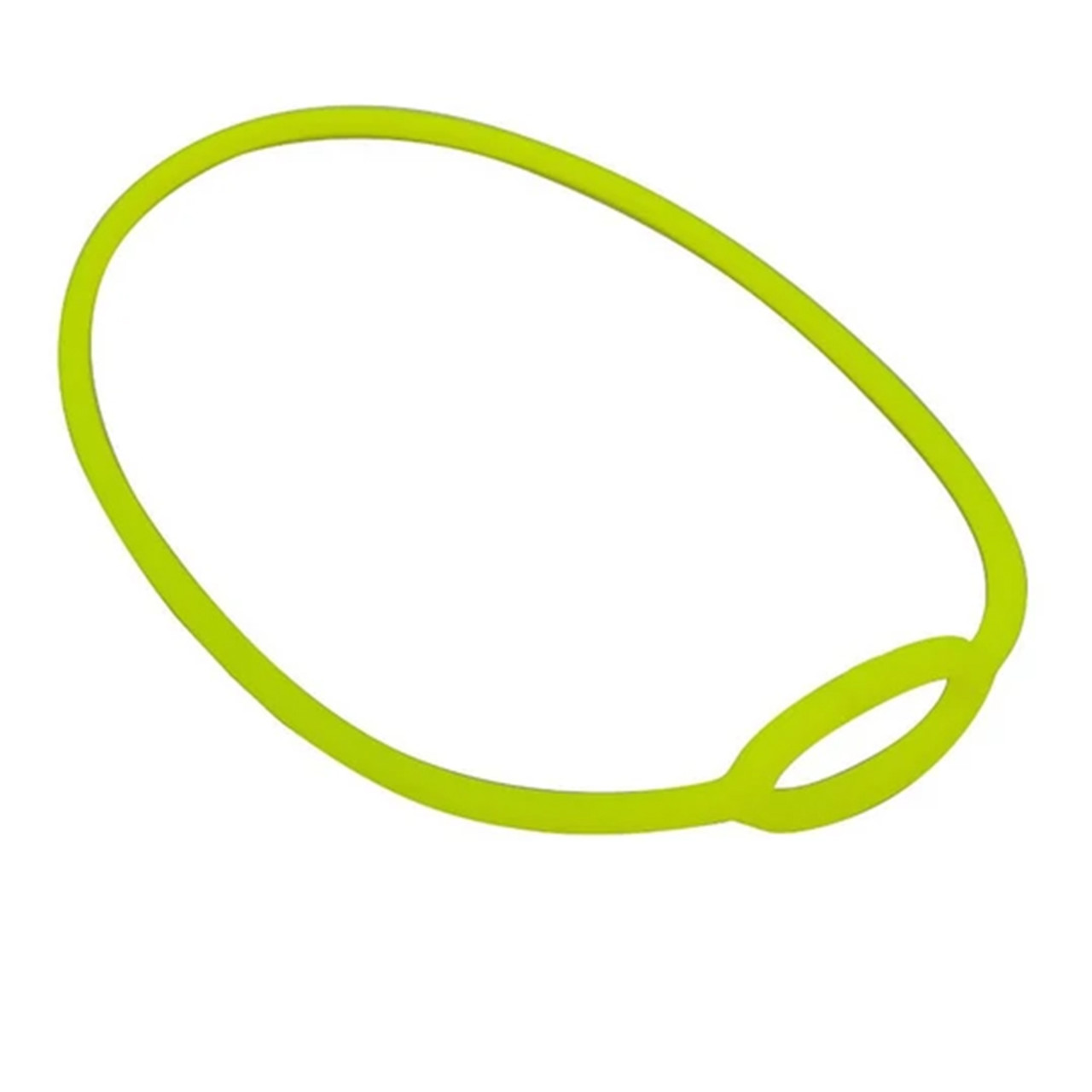 JCS Silicone Regulator Necklace in three colors – flexible, durable, and secure for divers, Yellow