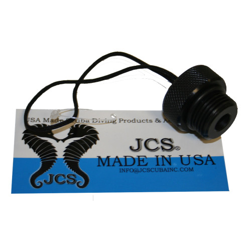 JCS Plastic First-Stage Regulator Dust Cap with O-Ring & String 