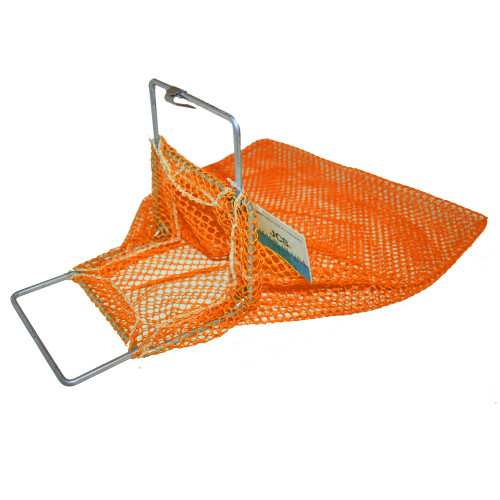 Approx 24inch x 33inch 7 Popular Colors JCS X-Large Uncoated Galvanized Wire Handle Mesh Catch Bag 