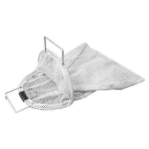 JCS 15x20 Galvanized Wire Handle Mesh Catch Bag – Heavy-Duty