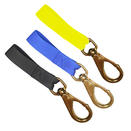 #3, 4.5inch Marine Grade Brass Gate Snap with Nylon Webbing Strap