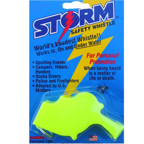 Wind Storm Safety Whistle, Yellow