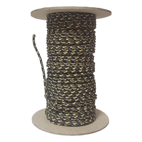High Strength, Vectran Cord, Woodland Camo, 2.0mm Speargun Line, 100FT. Spool