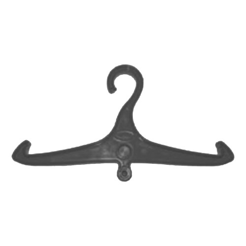 BC Hanger / Gear Hanger with DIN/Yoke Valve Inlet, Black