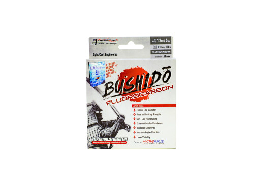 Bushido Fluorocarbon (12 LB) x 110 YDS - JC SCUBA