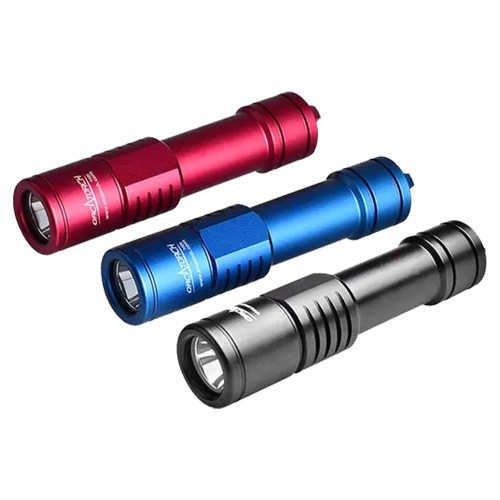 OrcaTorch D520 Dive Light – 1000 Lumens, Rotary Switch, 150m