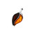 Multi Color Baltic Amber Pendant in Sterling Silver