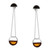Multi-Color Baltic Amber Earrings in Sterling Silver 3563