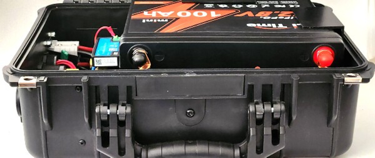 DC12 HUSKY T5100,  100 Ah LiFePO4 Battery, 300W solar Controller