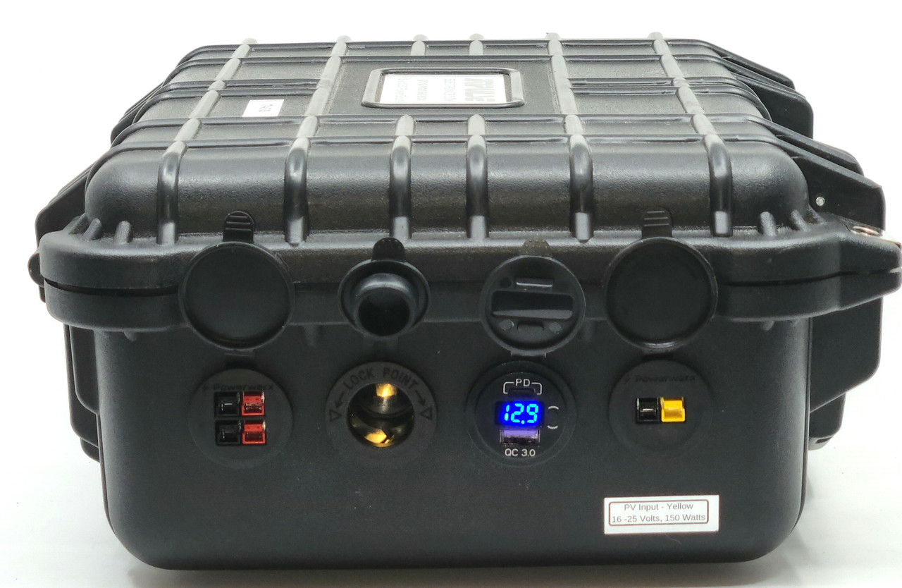DC12 MAX T500 Lithium Battery LiFePO4 GO-BOX, with 300 Watt Solar