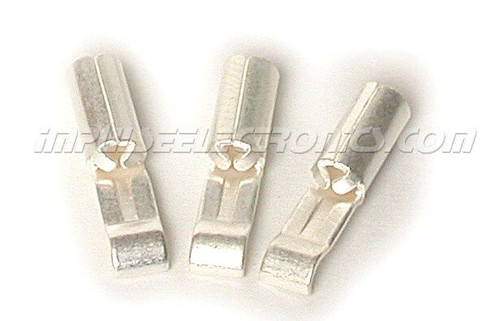 30 Amp Loose Piece Powerpole Silver Plated Contact, 100 Pak