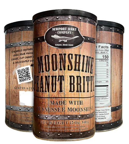 Newport Jerky Company Moonshine Peanut Brittle