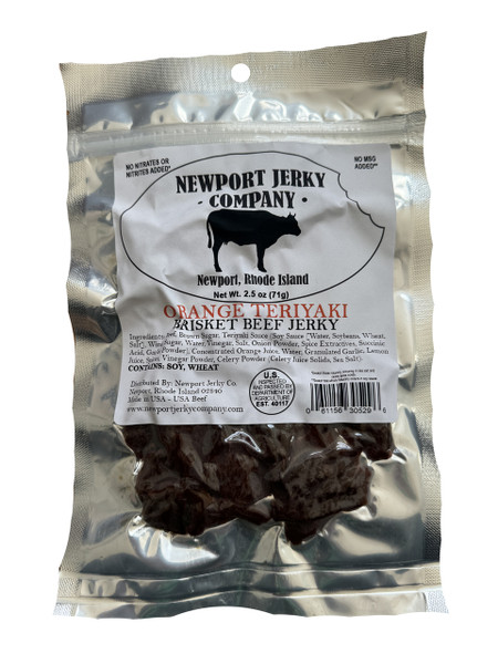 Orange Teriyaki Beef Brisket Jerky