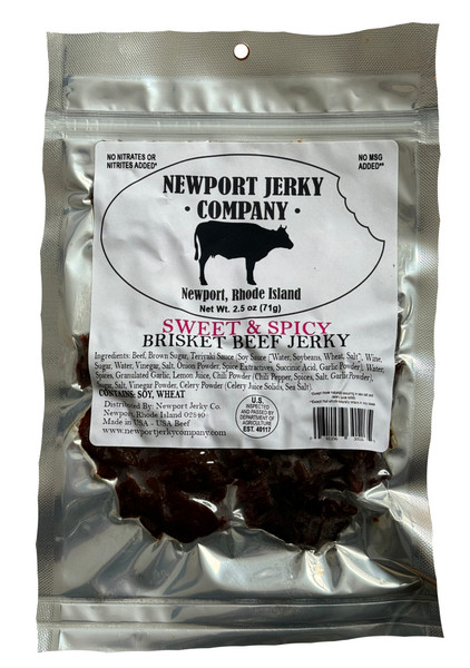 Sweet & Spicy Beef Brisket Jerky