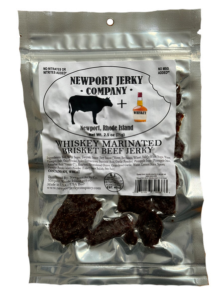 Whiskey Marinated Beef Brisket Jerky