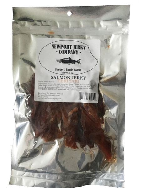 Newport Jerky Company Salmon Jerky | Wild Game Exotic Jerky | Handmade Gourmet Small Batch Jerky | No Nitrates, No Nitrites, No MSG