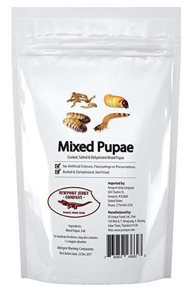 Mixed Pupae (Bag of Mixed Edible Insects) 