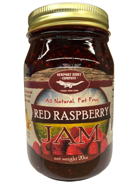 Newport Jerky Company Red Raspberry Jam (All Natural, Fat Free, Gluten Free)