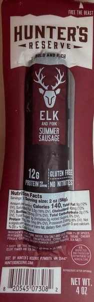Elk Summer Sausage