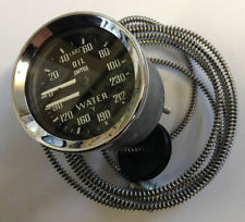 Gauge Dual Oil and Water Temp