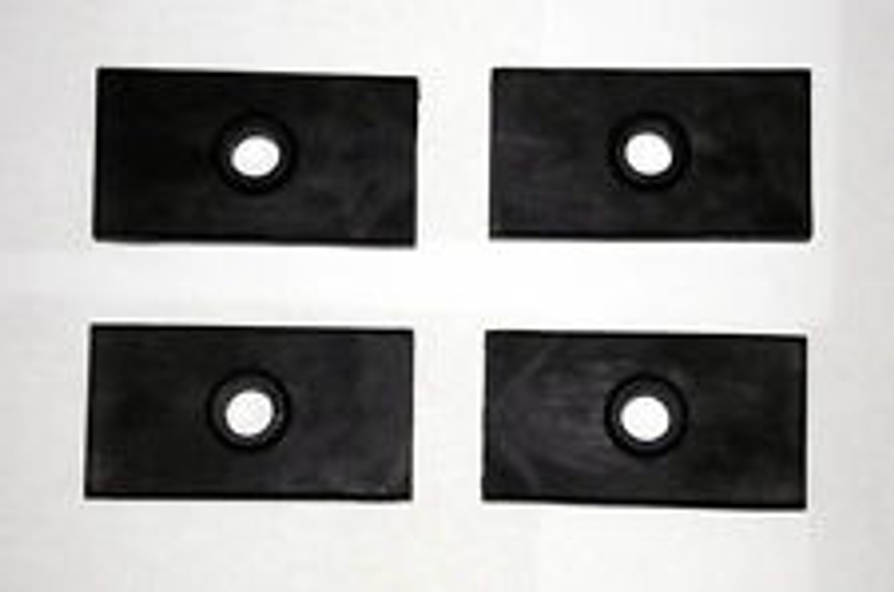 Leaf Spring Mounting Pad Set Rear Polyurethane