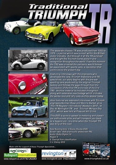 Traditional Triumph TR - From the TR2 to the TR6 - Get it today!