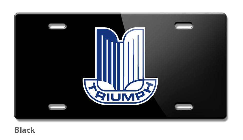 高*橋様 TRIUMPH Emblem Genuine Pair トライアンフ純 Triumph Badge Emblem Novelty License Plate - Vintage Emblem