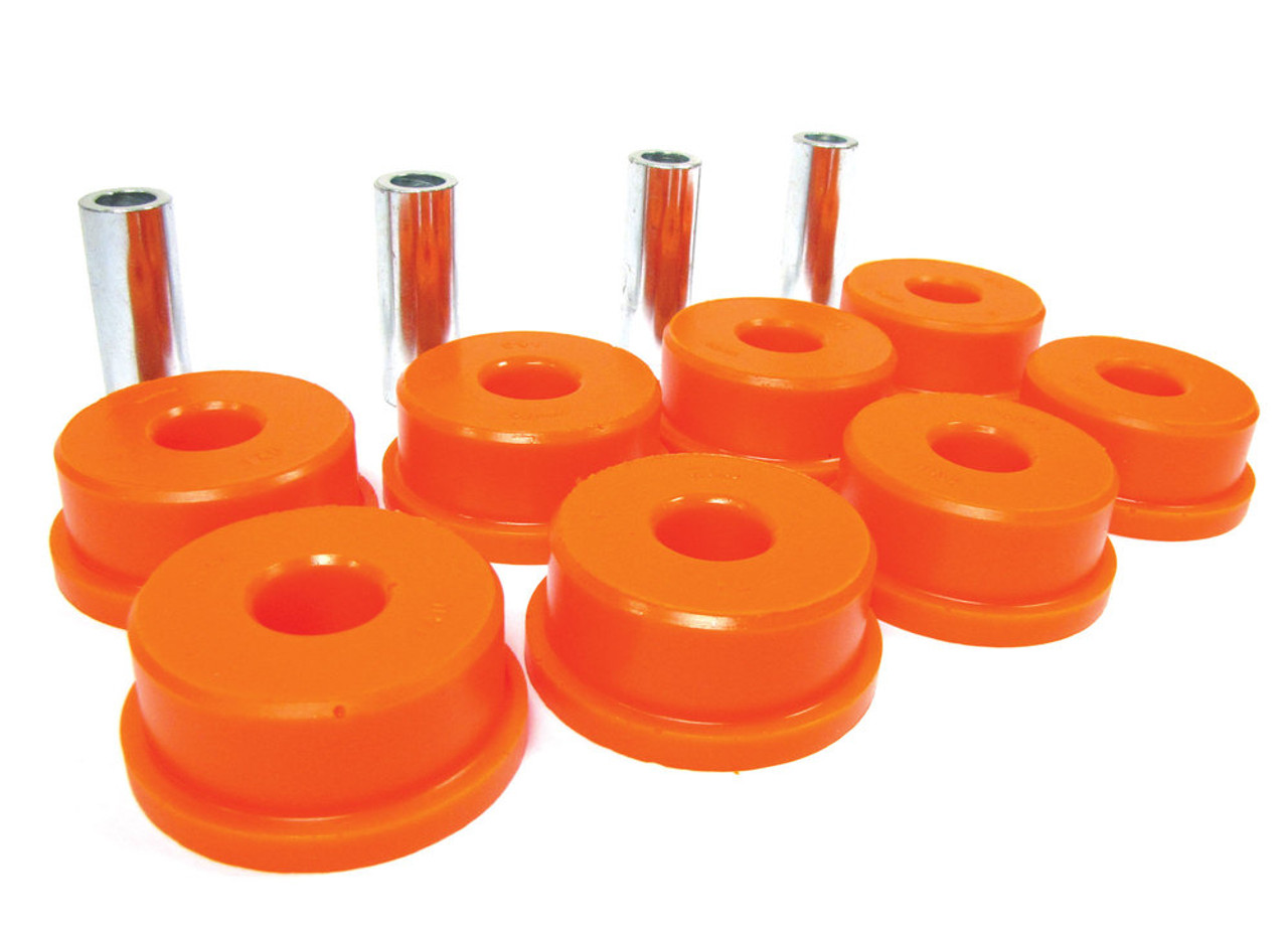 Polyurethane Bushings By Polybush ANR6947, Rear Radius Arm To Axle, 2 Per  Side, Orange Standard Firmness, For Land Rover Discovery Series II