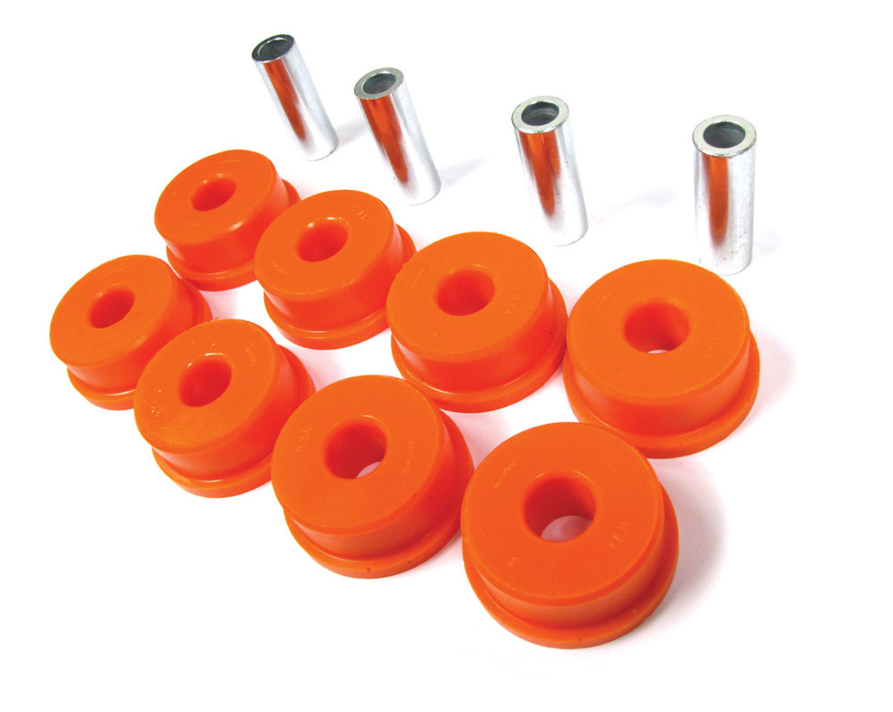 Polyurethane Bushings By Polybush ANR6947, Rear Radius Arm To Axle, 2 Per  Side, Orange Standard Firmness, For Land Rover Discovery Series II